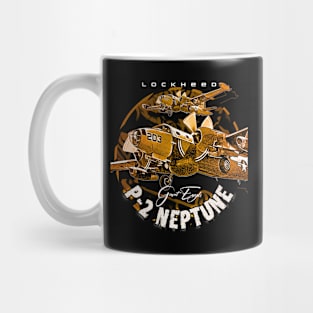 P2 Neptune Us Navy Maritime Patrol Aircraft Mug